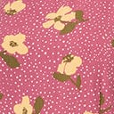Mulberry & Yellow Floral Dotted Monique Midi Dress