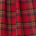 1950s Unique Vintage Red Plaid Gellar Swing Skirt