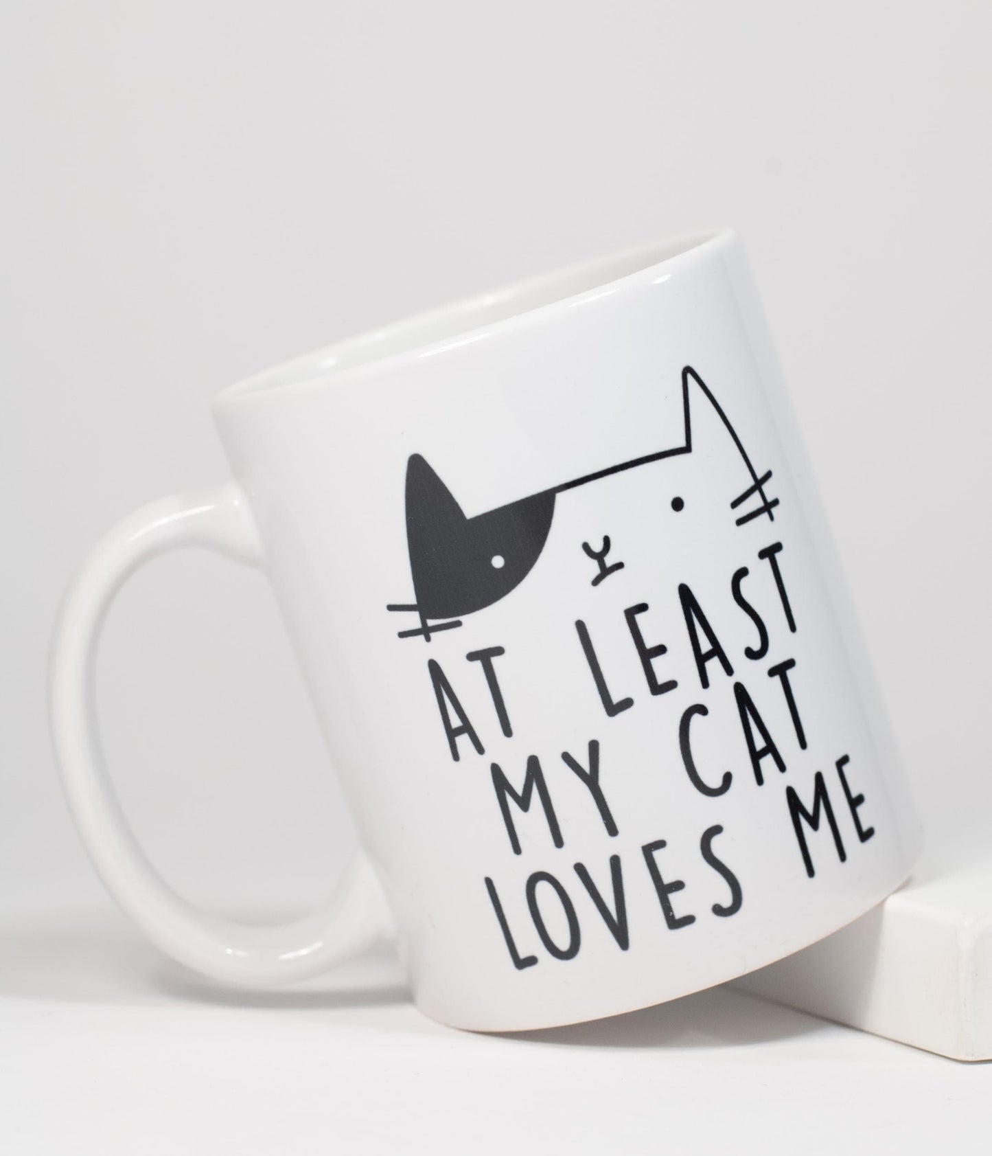 At Least My Cat Loves Me Coffee Mug
