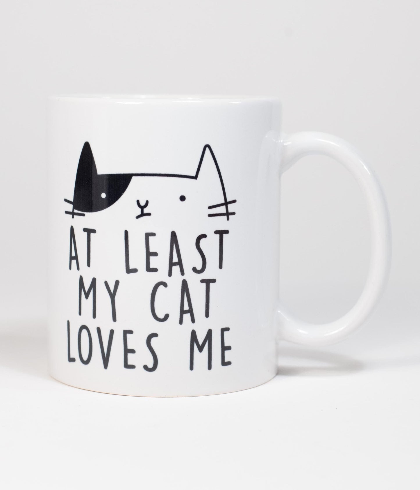 At Least My Cat Loves Me Coffee Mug
