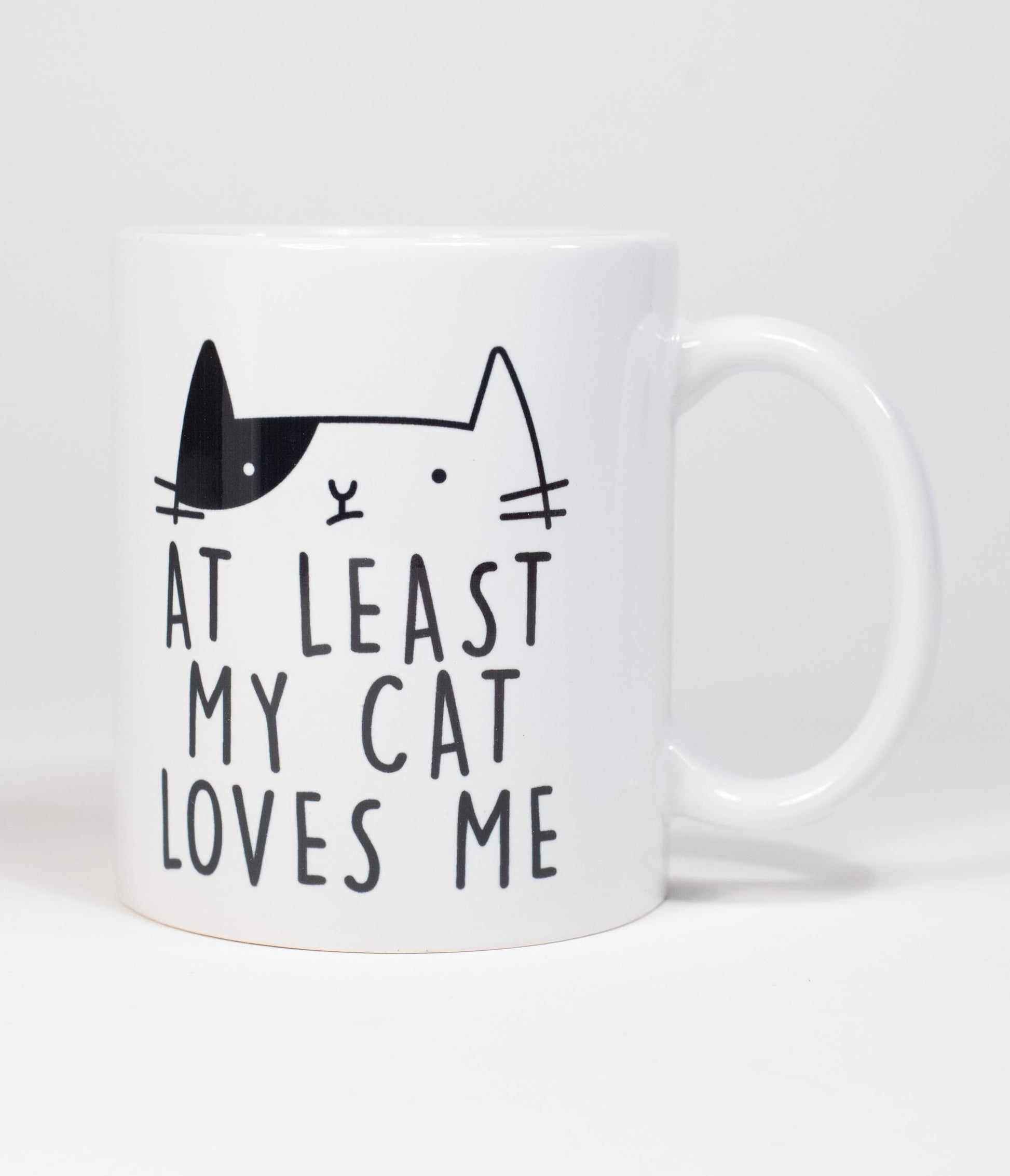 At Least My Cat Loves Me Coffee Mug