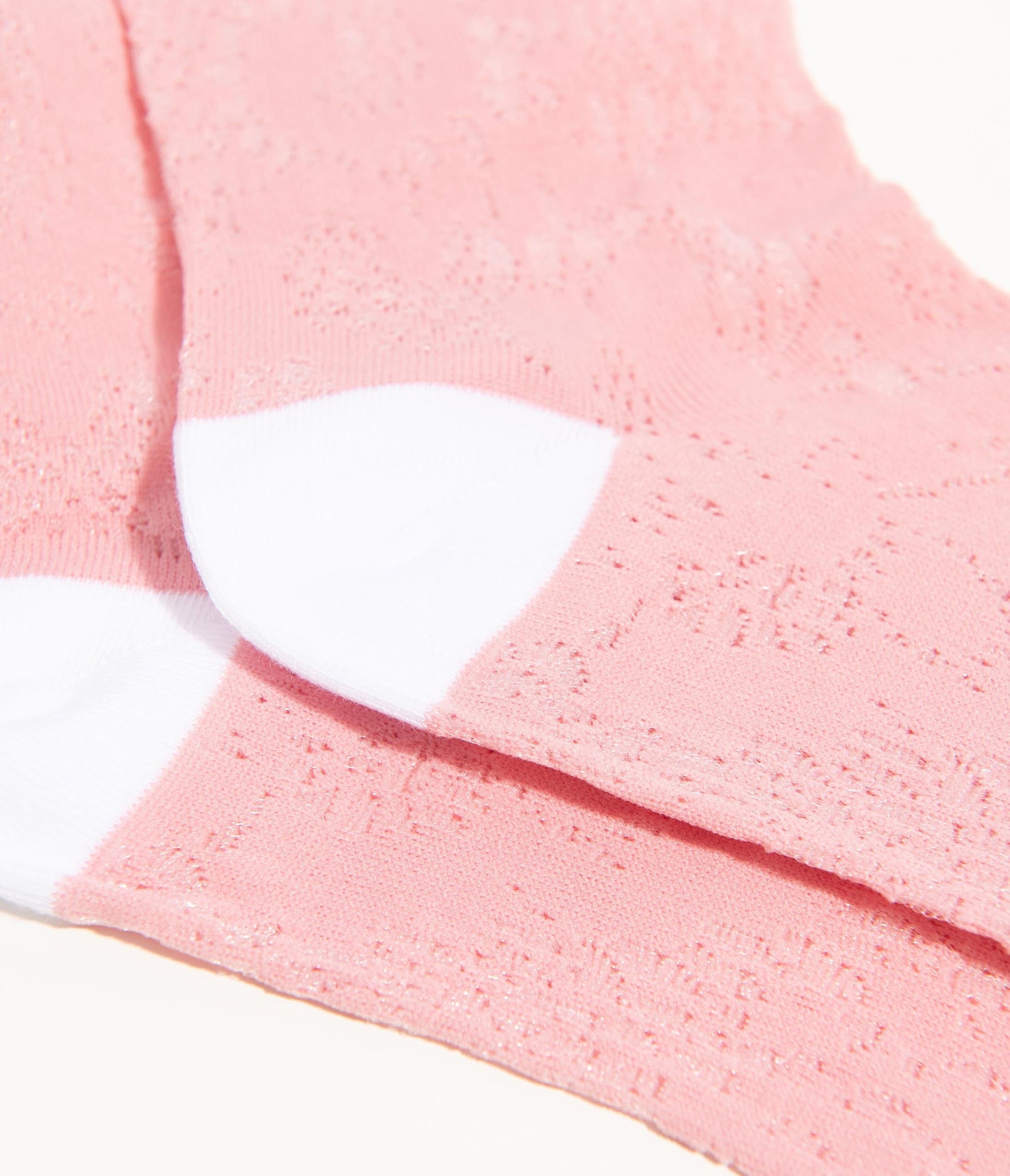 Vintage Style Pink Lace Sheer Ankle Socks