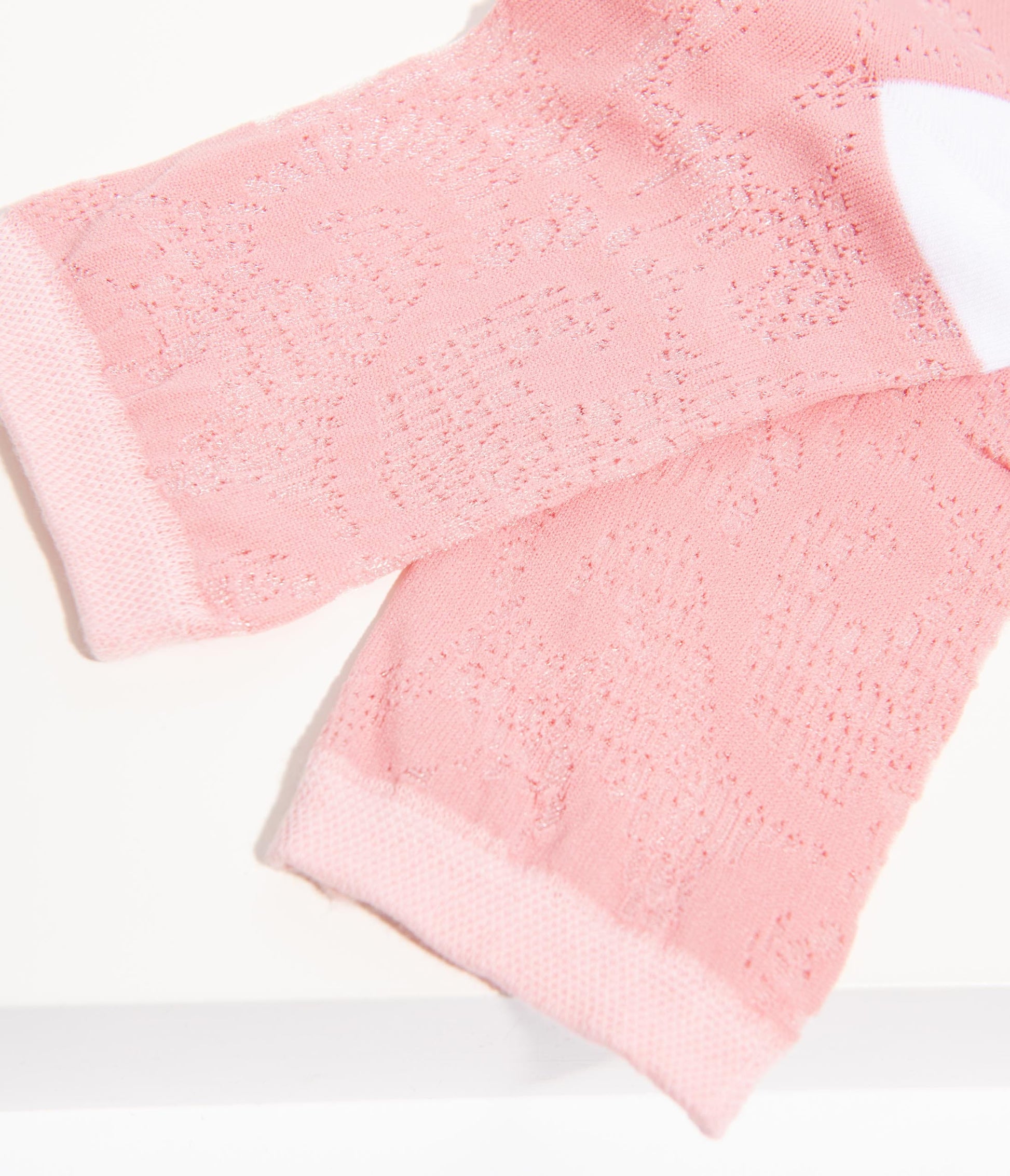 Vintage Style Pink Lace Sheer Ankle Socks