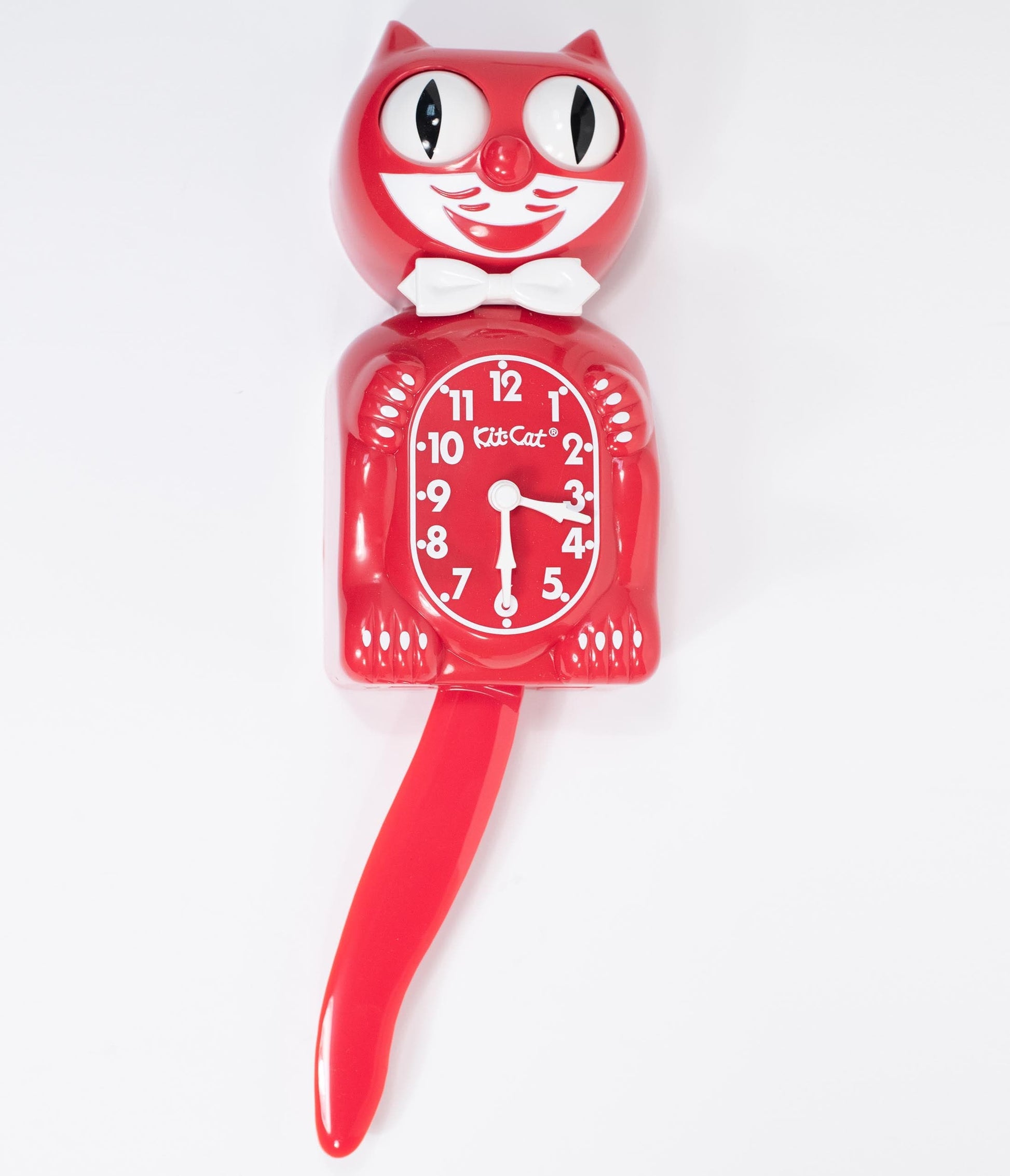 Classic Gentleman Red Kit-Cat Klock