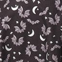 Retrolicious Black Batty Print Skater Skirt