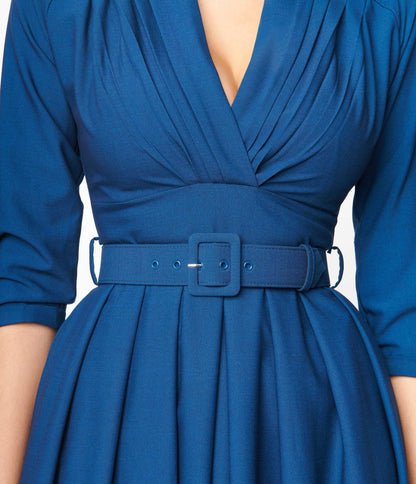 Blue Catherine Swing Dress