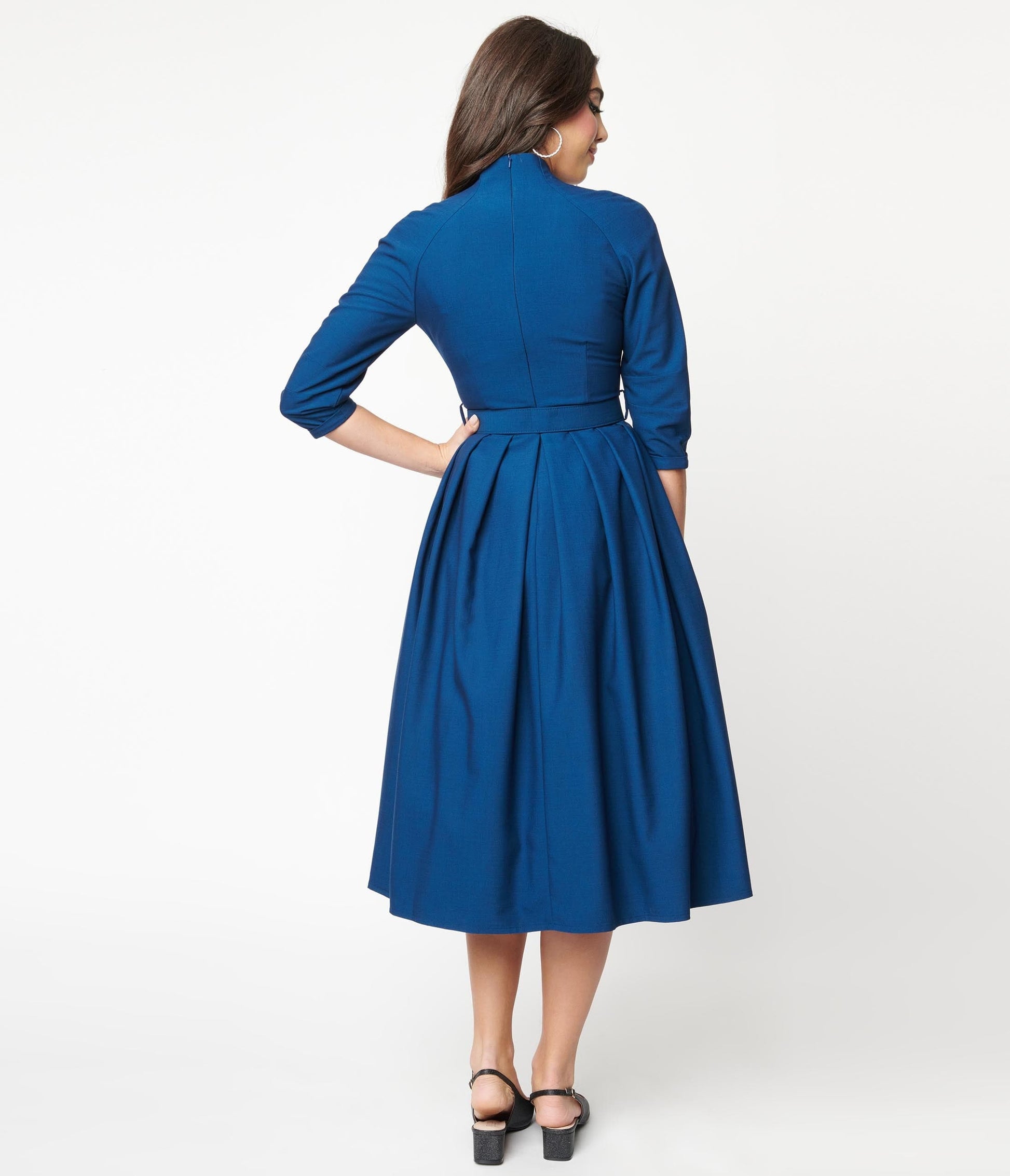Blue Catherine Swing Dress