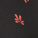 1950s Unique Vintage Black & Red Bows Print Stephanie Fit & Flare Dress