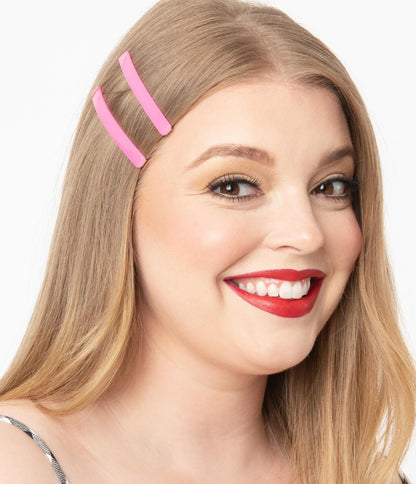 Pink Hair Pin Set