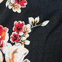Unique Vintage Plus Size Dark Green & Red Floral Print Raleigh Jumpsuit