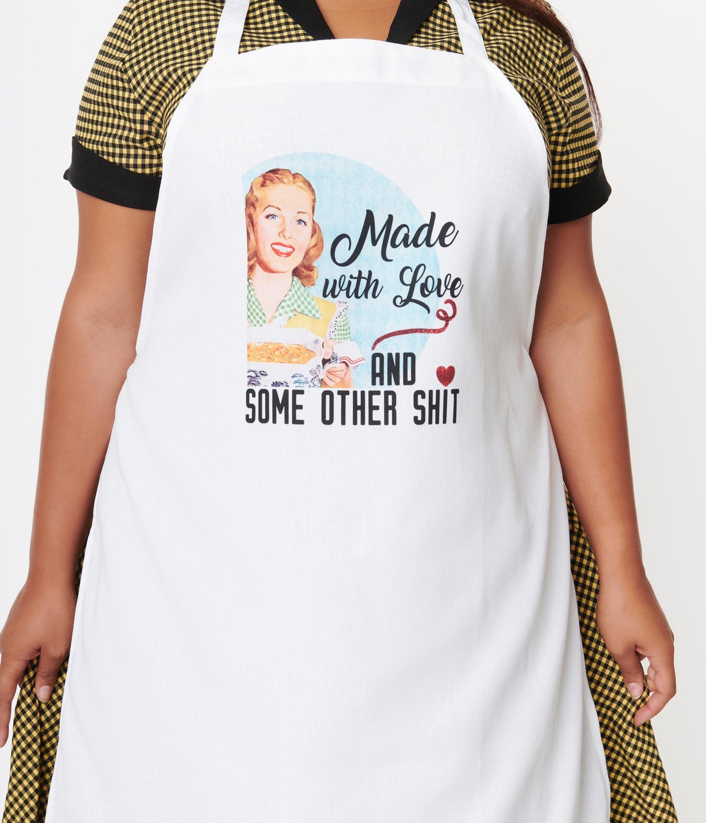 Made With Love & Other Shit Kitchen Apron