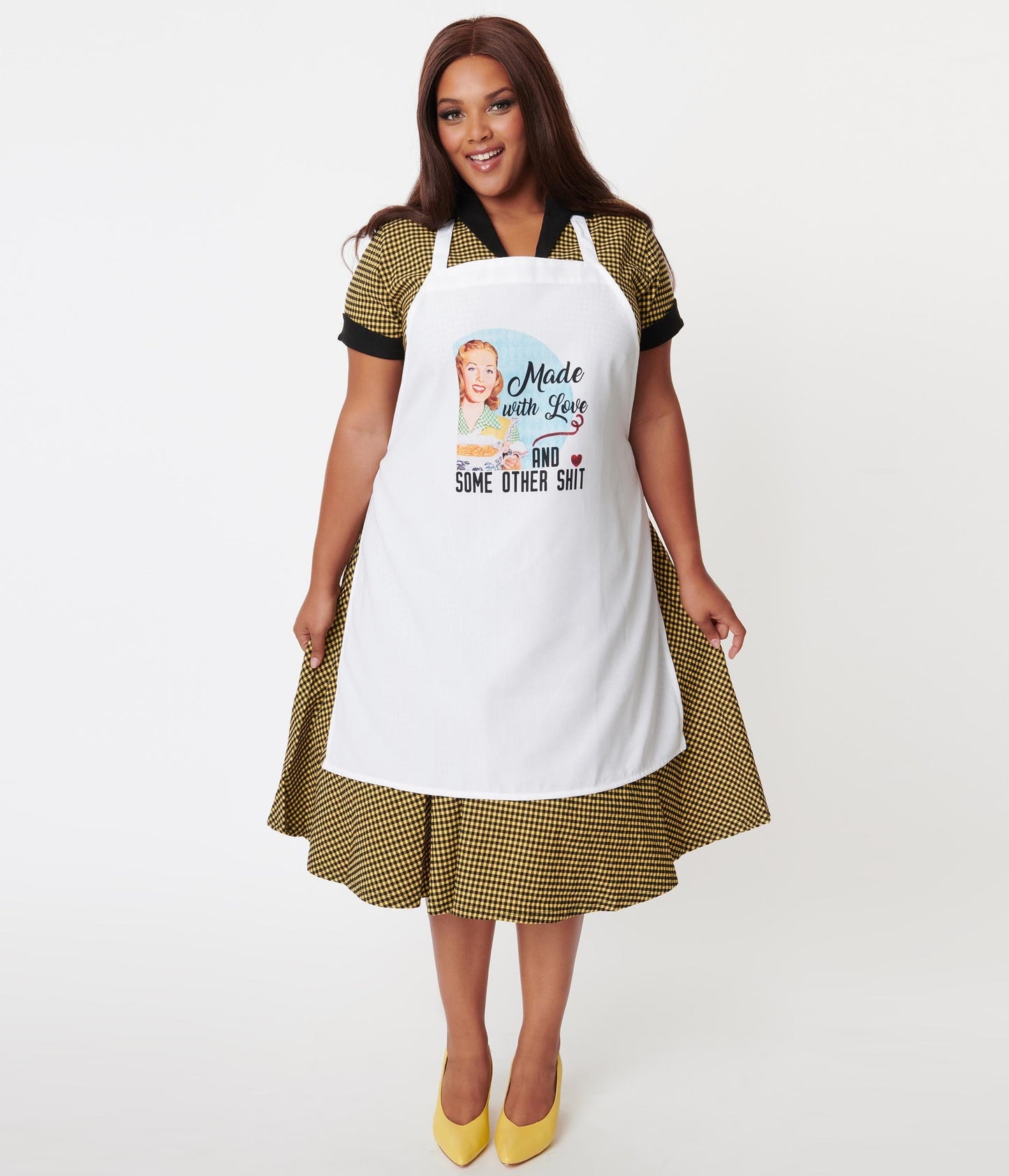 Made With Love & Other Shit Kitchen Apron