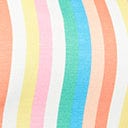 1960s Unique Vintage Plus Size Rainbow Stripe Tiered Midi Dress