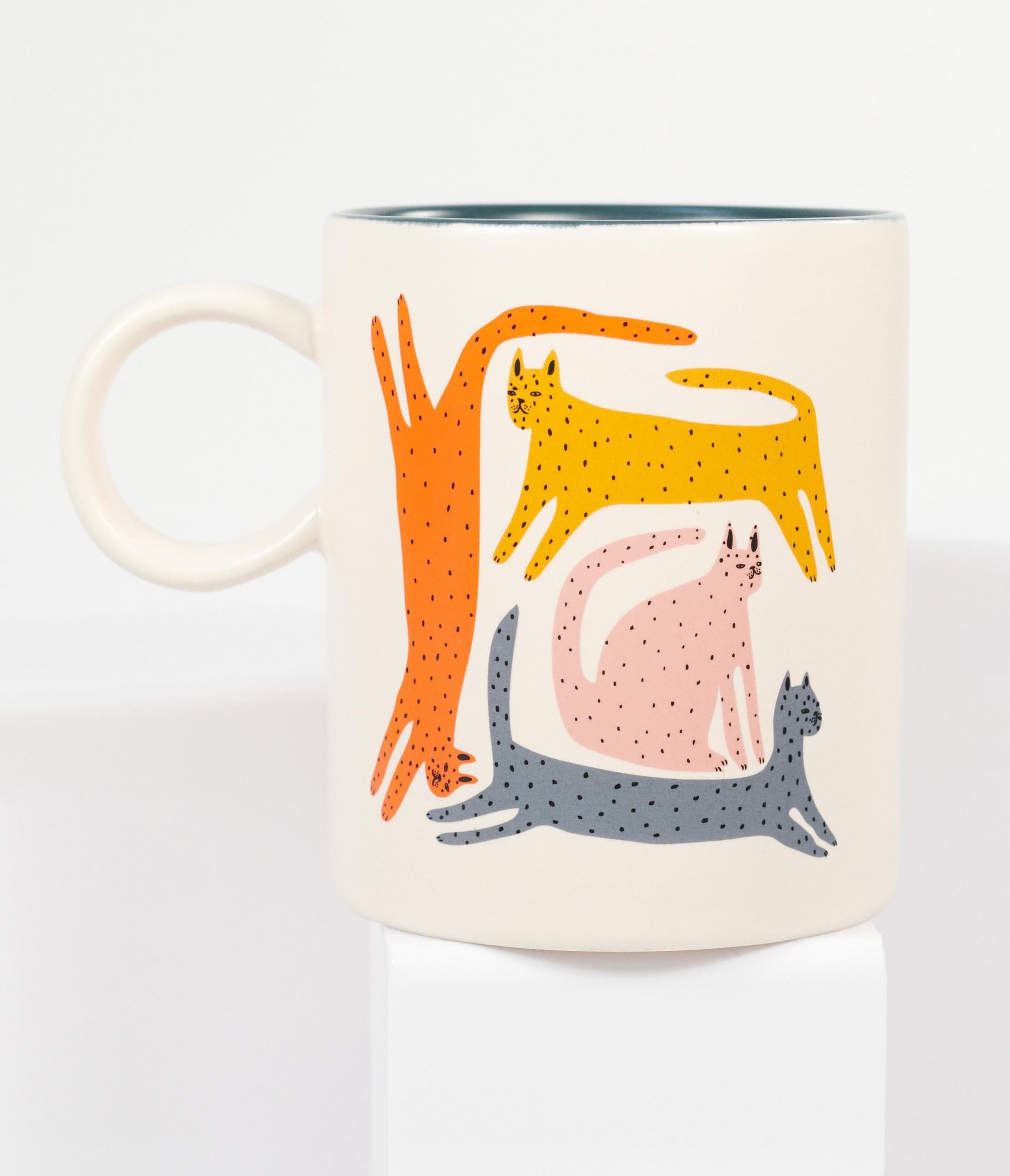 Multicolor Cats Ceramic Mug