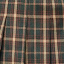 Green Plaid Pleated Tennis Skirt