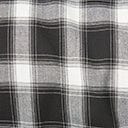 Black & White Plaid Pinafore Swing Skirt