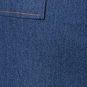 1960s Unique Vintage Plus Size Medium Blue Denim Button Up Mini Skirt