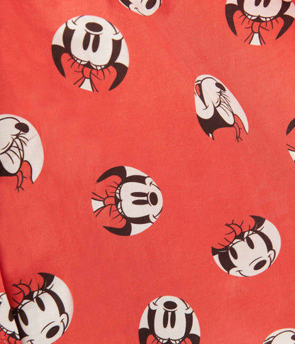 1960s Cakeworthy Plus Size Minnie Mouse Babydoll Dress