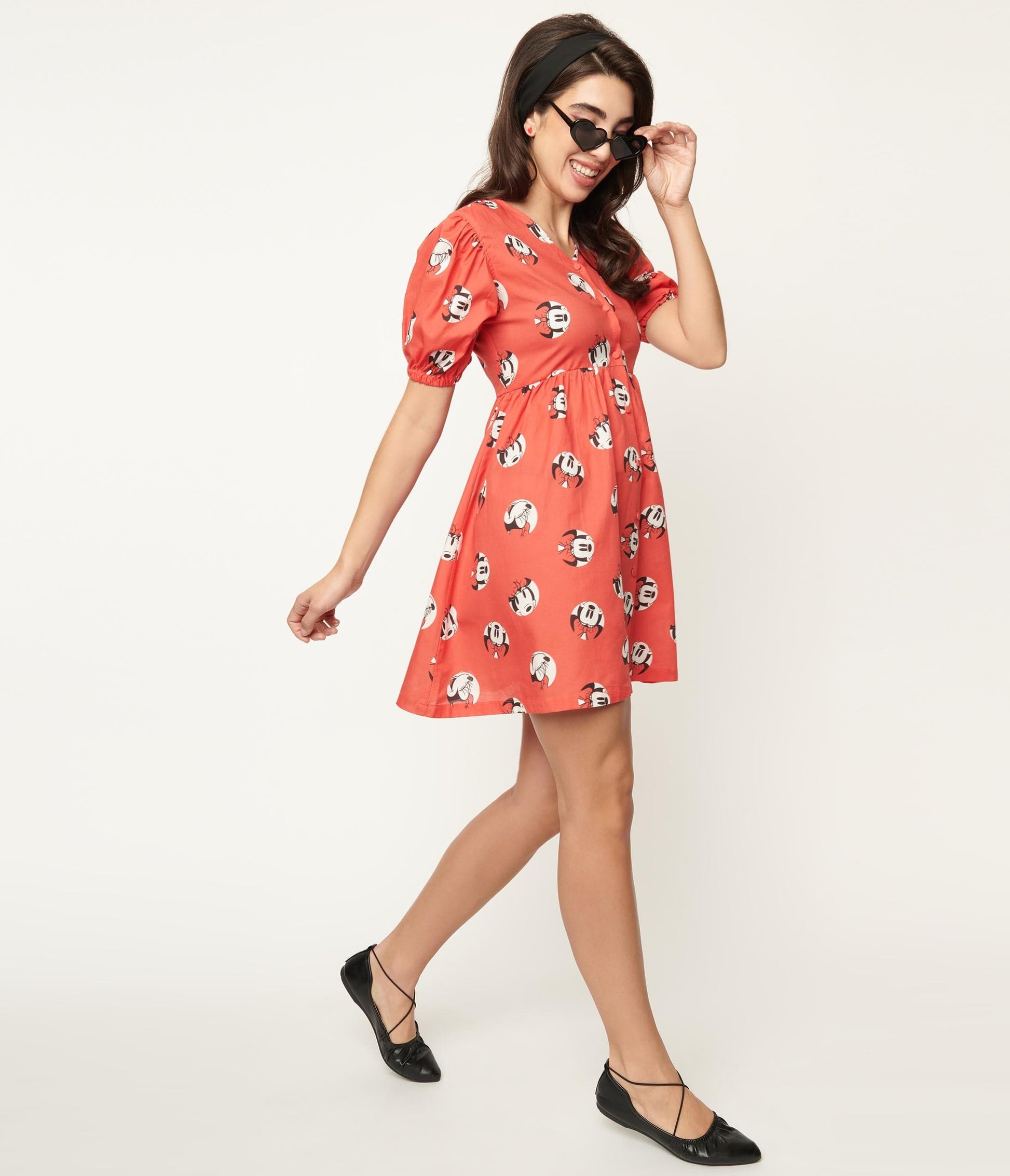 1960s Cakeworthy Minnie Mouse Babydoll Dress