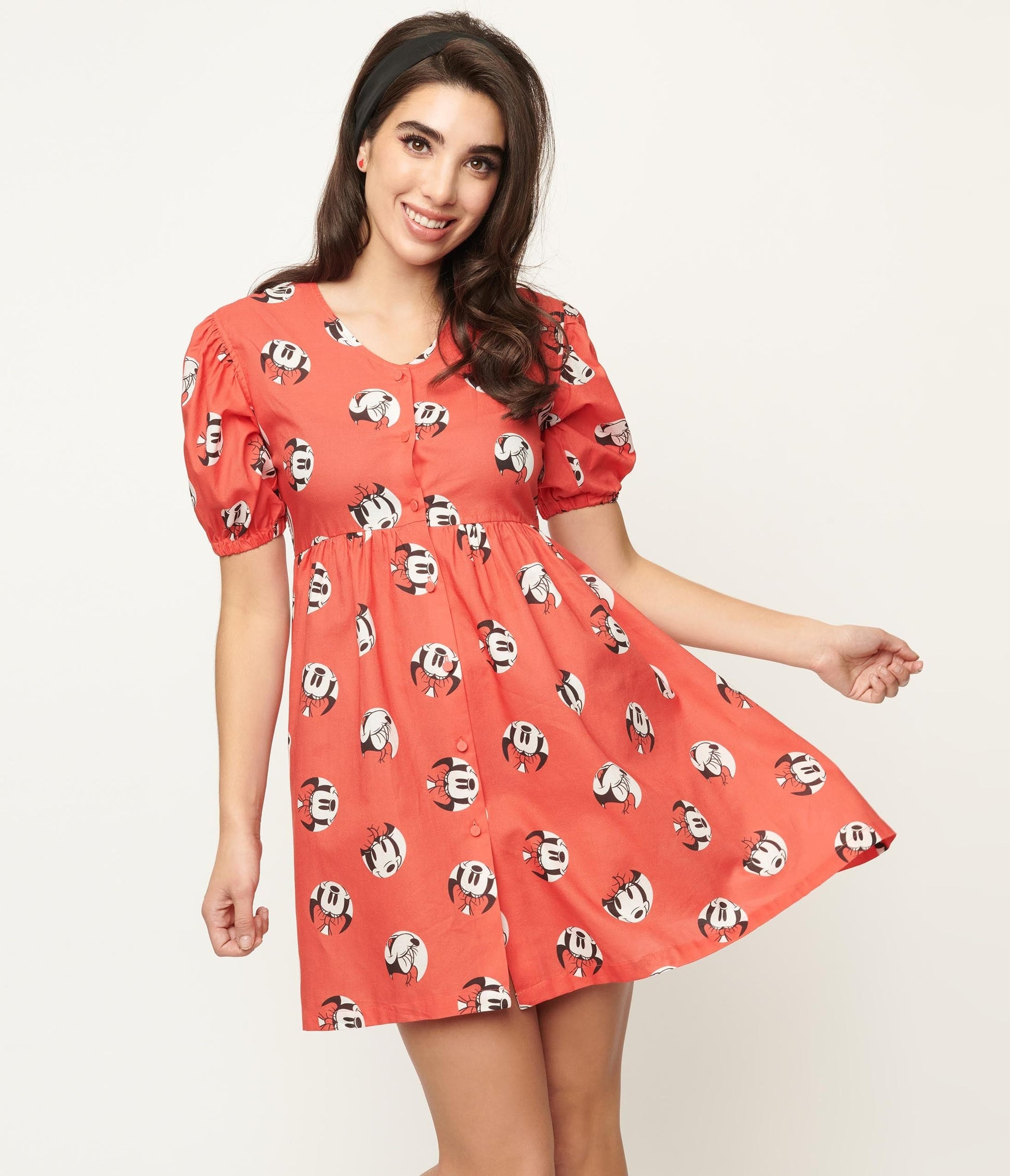 1960s Cakeworthy Minnie Mouse Babydoll Dress