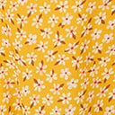 Yellow & White Floral Swing Dress