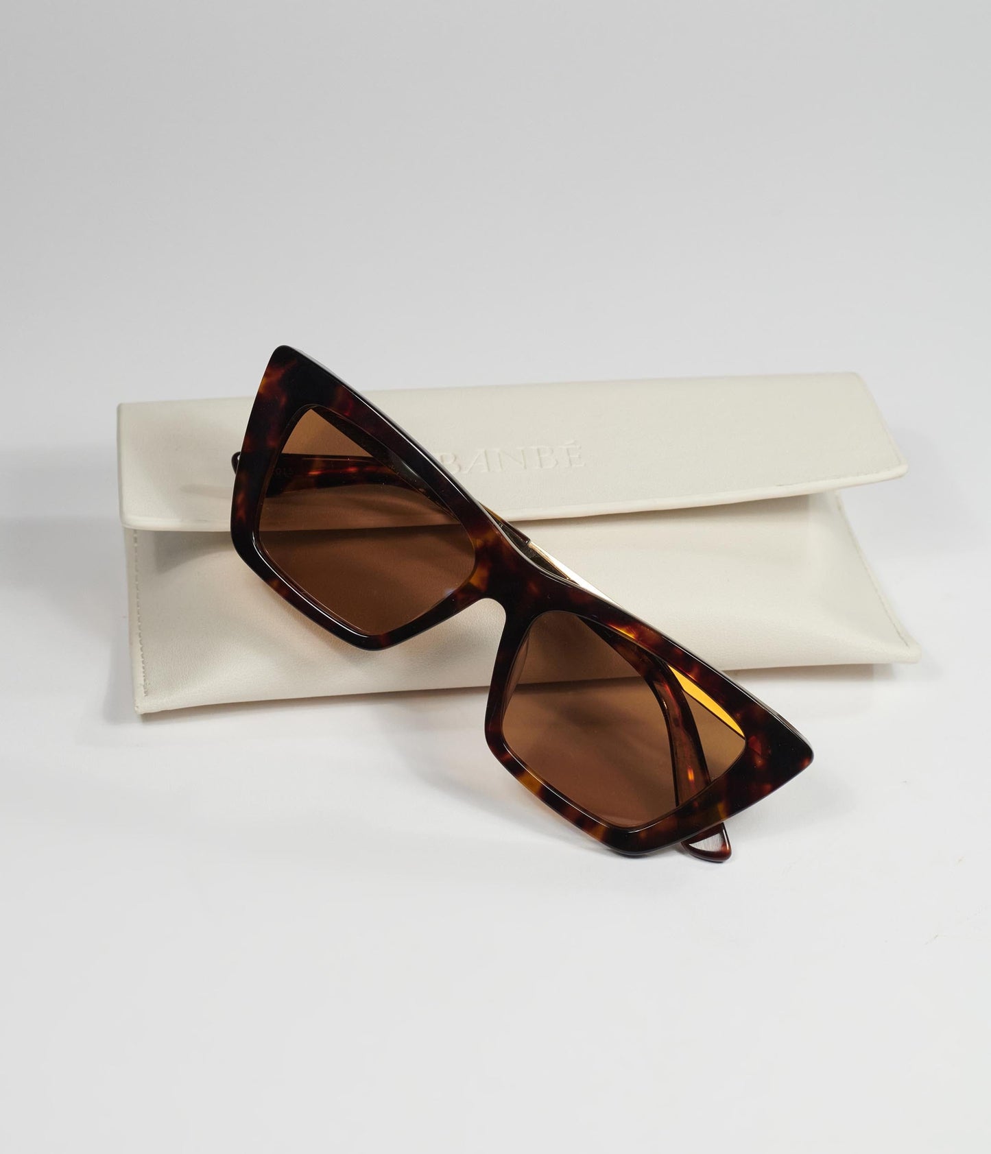 Brown Tortoise Brown Twiggy Sunglasses