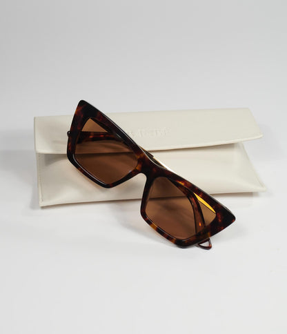 Brown Tortoise Brown Twiggy Sunglasses