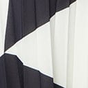 Smak Parlour Plus Size Black & Cream Geometric Pleated Shift Dress
