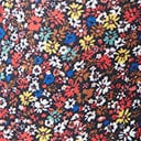 1950s Black & Multi Floral Swing Dress