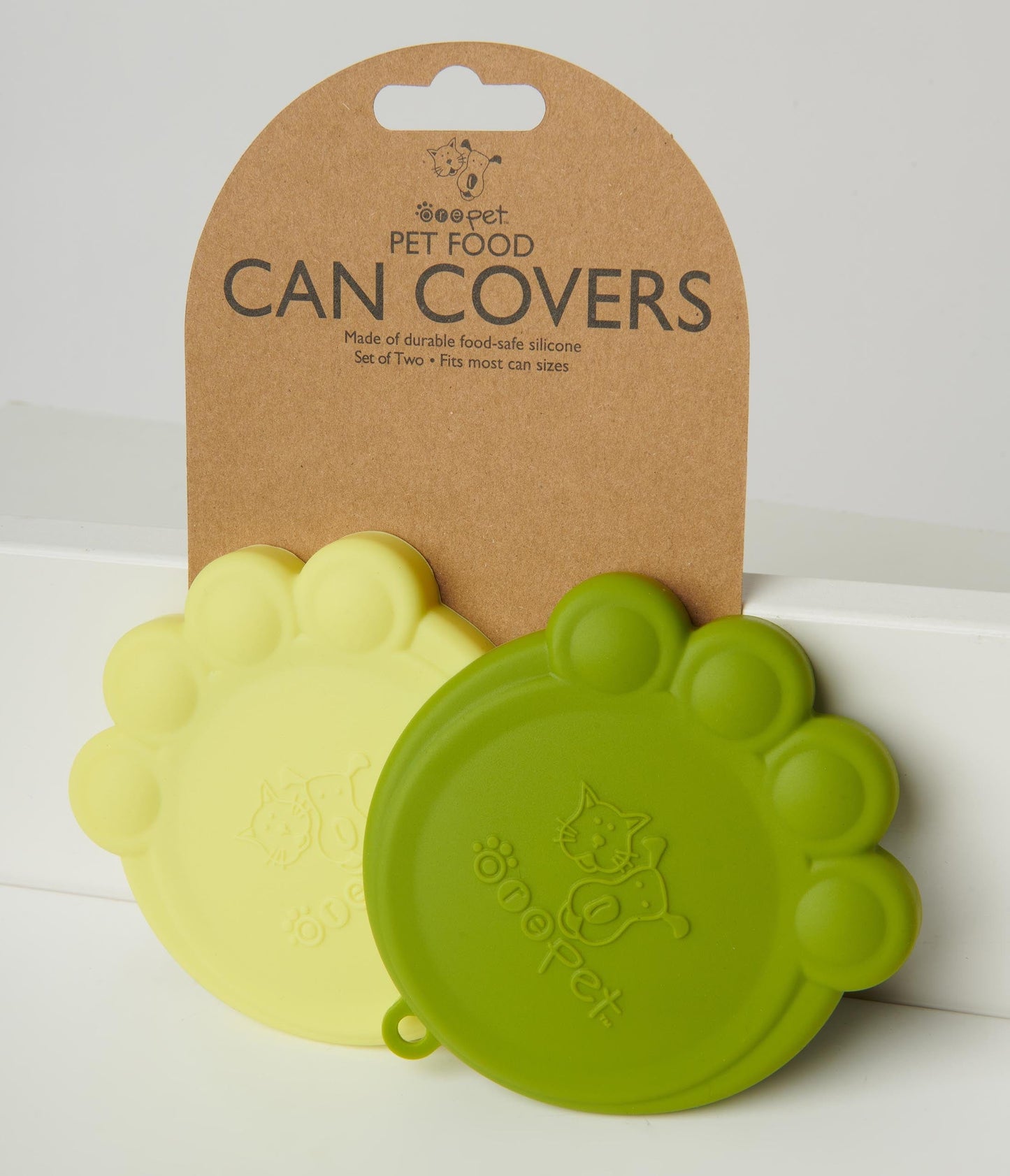 Green Paw Pet Food Can Cover Set