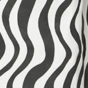 1960s Smak Parlour Plus Size Black & White Wavy Stripe Into The Groove Flare Jeans
