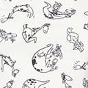 Flintstones x Smak Parlour White Dino Print Scallop Top
