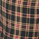 Unique Vintage Plus Size Black & Beige Plaid High Waist Pants