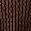 Unique Vintage Brown Zig Zag Velvet Swing Dress
