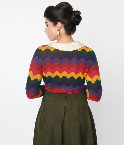 Collectif Rainbow Wave Machi Sweater