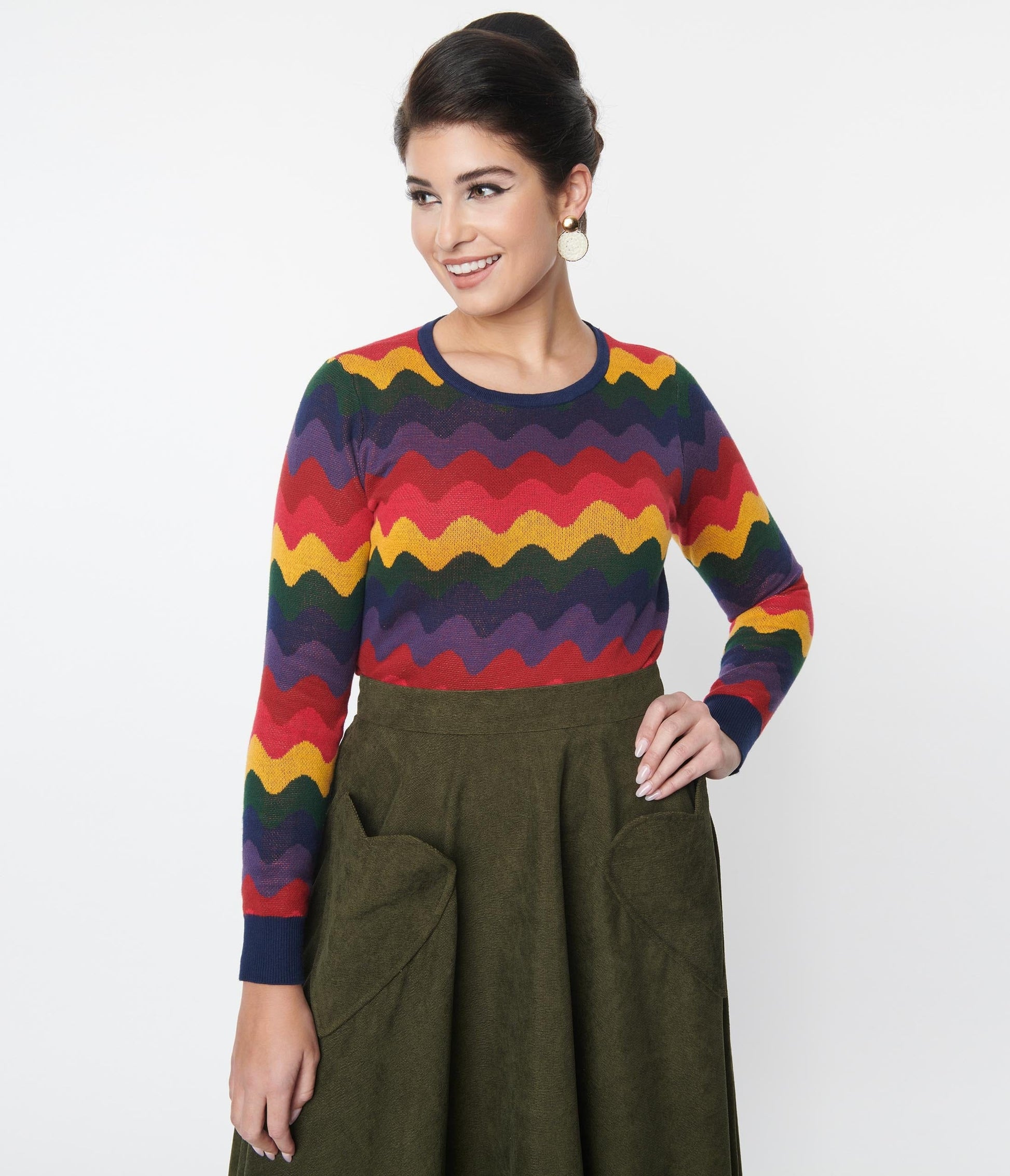 Collectif Rainbow Wave Machi Sweater