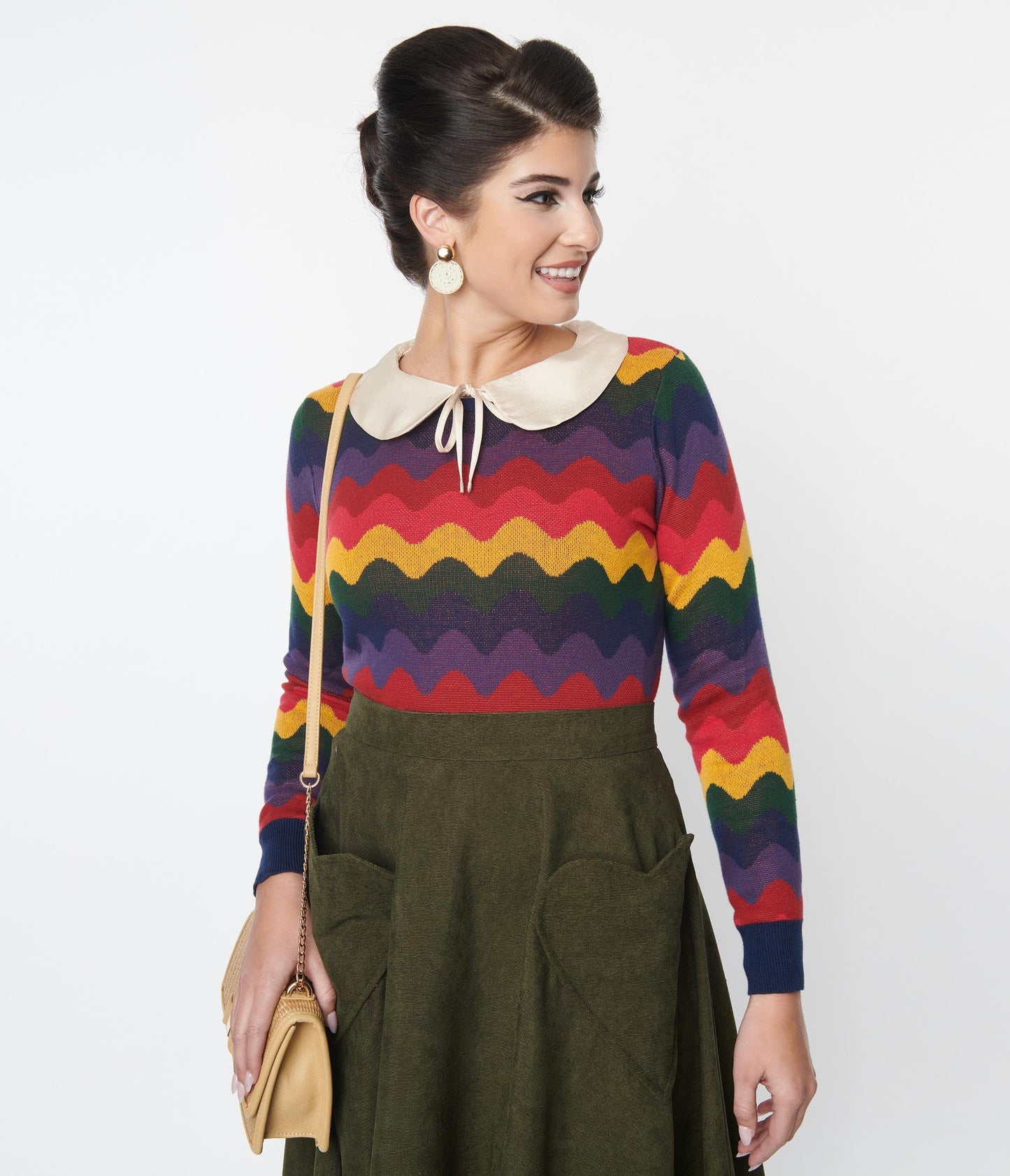 Collectif Rainbow Wave Machi Sweater