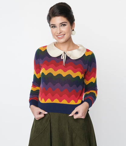 Collectif Rainbow Wave Machi Sweater