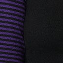 Voodoo Vixen Black & Purple Stripe Cut Out Cardigan