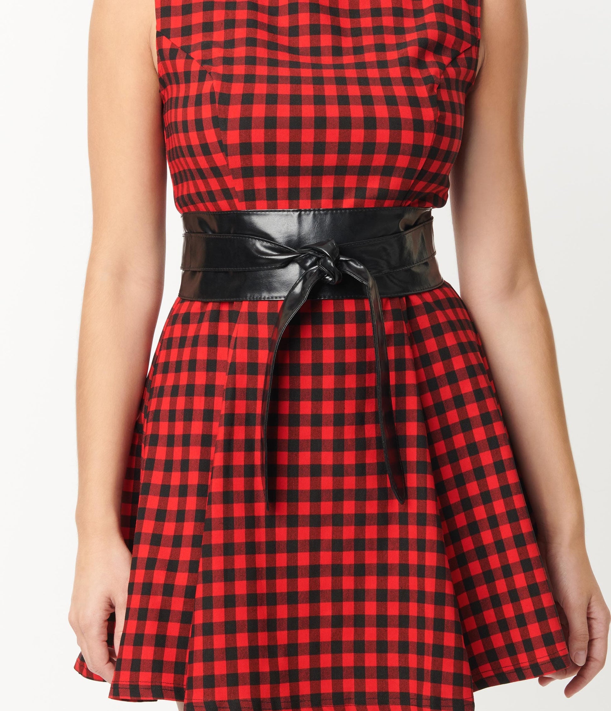 Black Leatherette Waistband