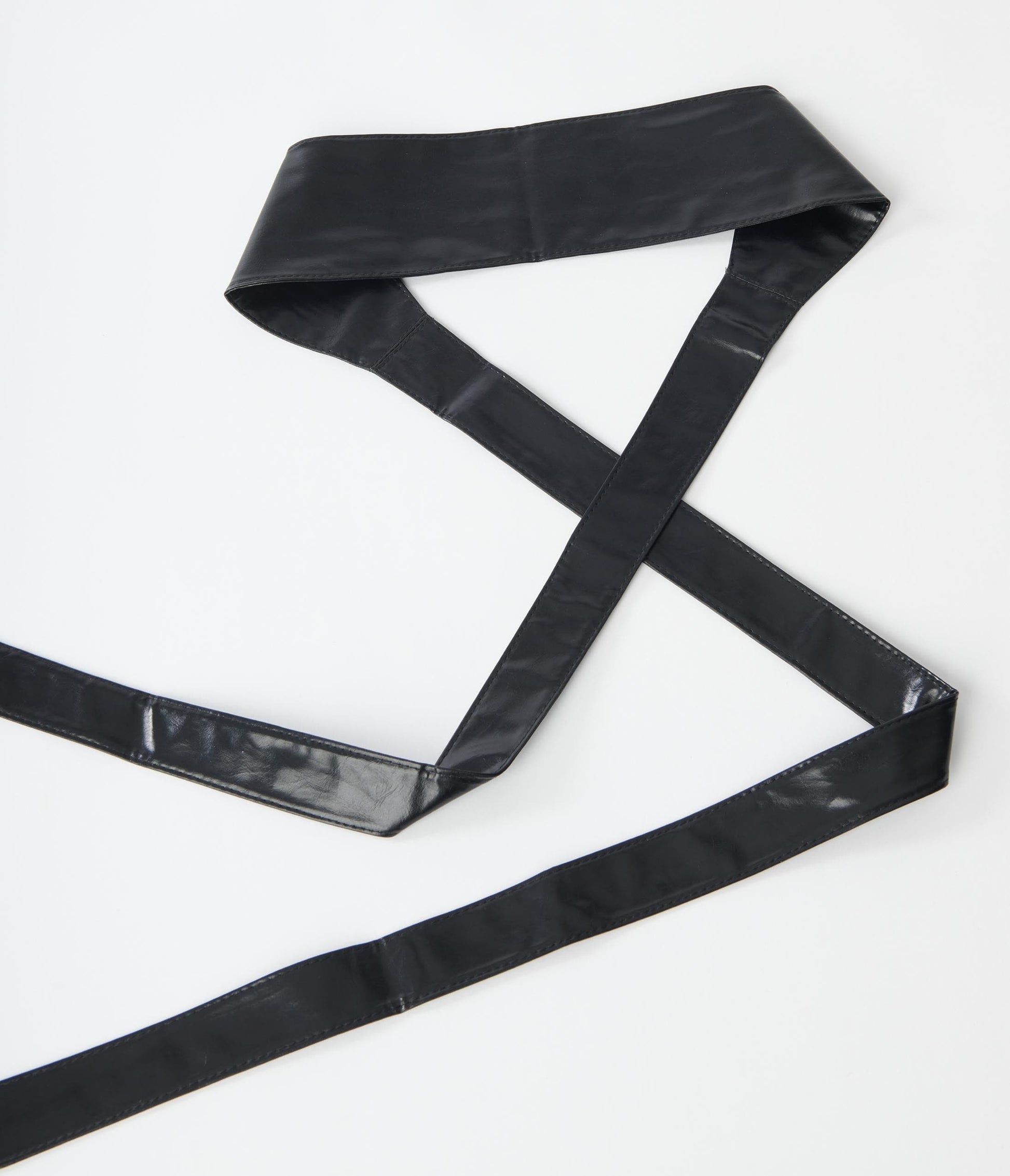 Black Leatherette Waistband