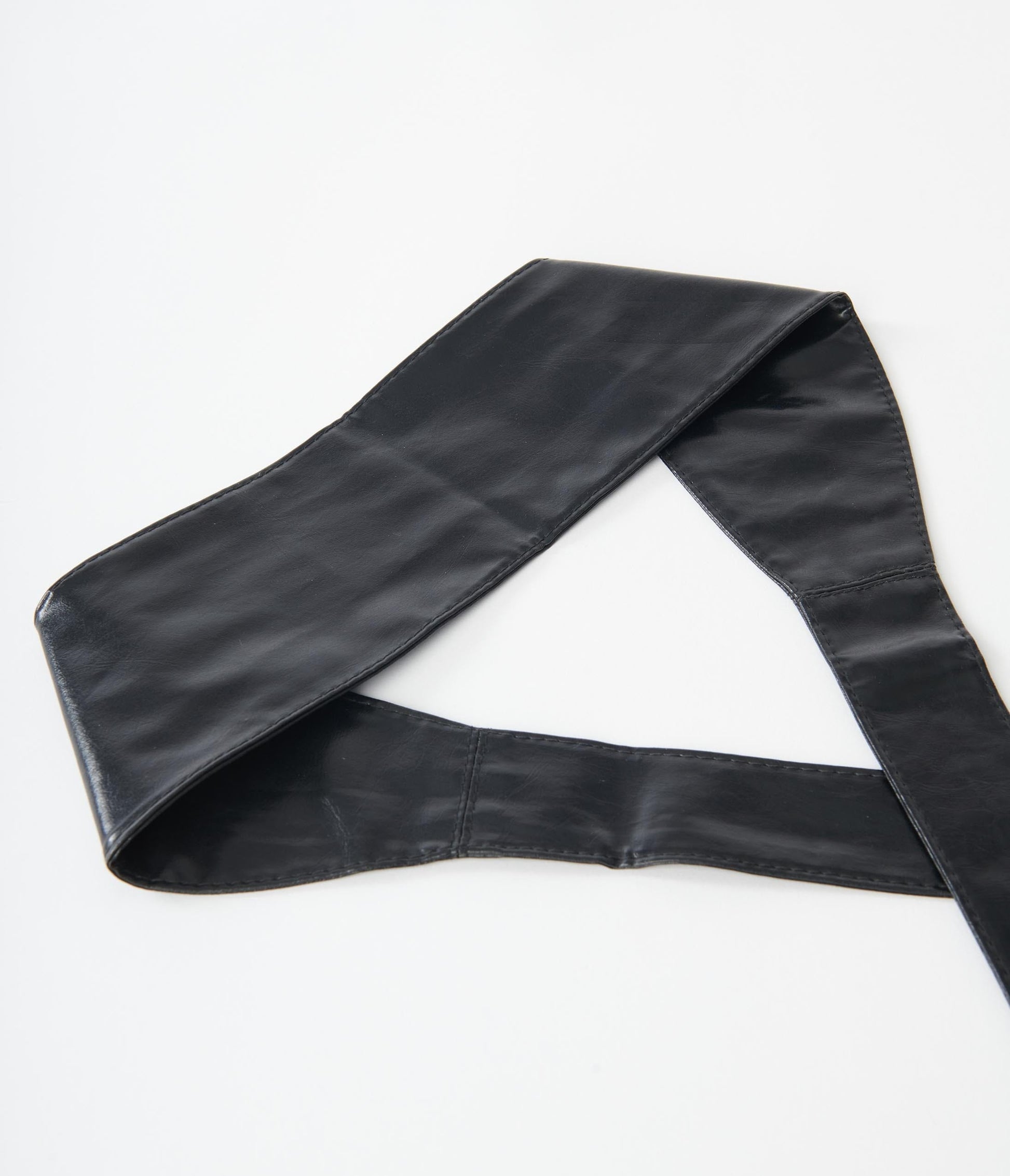 Black Leatherette Waistband