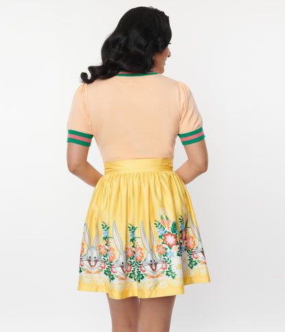 Bugs Bunny x Unique Vintage Peach & Daisy Bugs Bunny Sweater