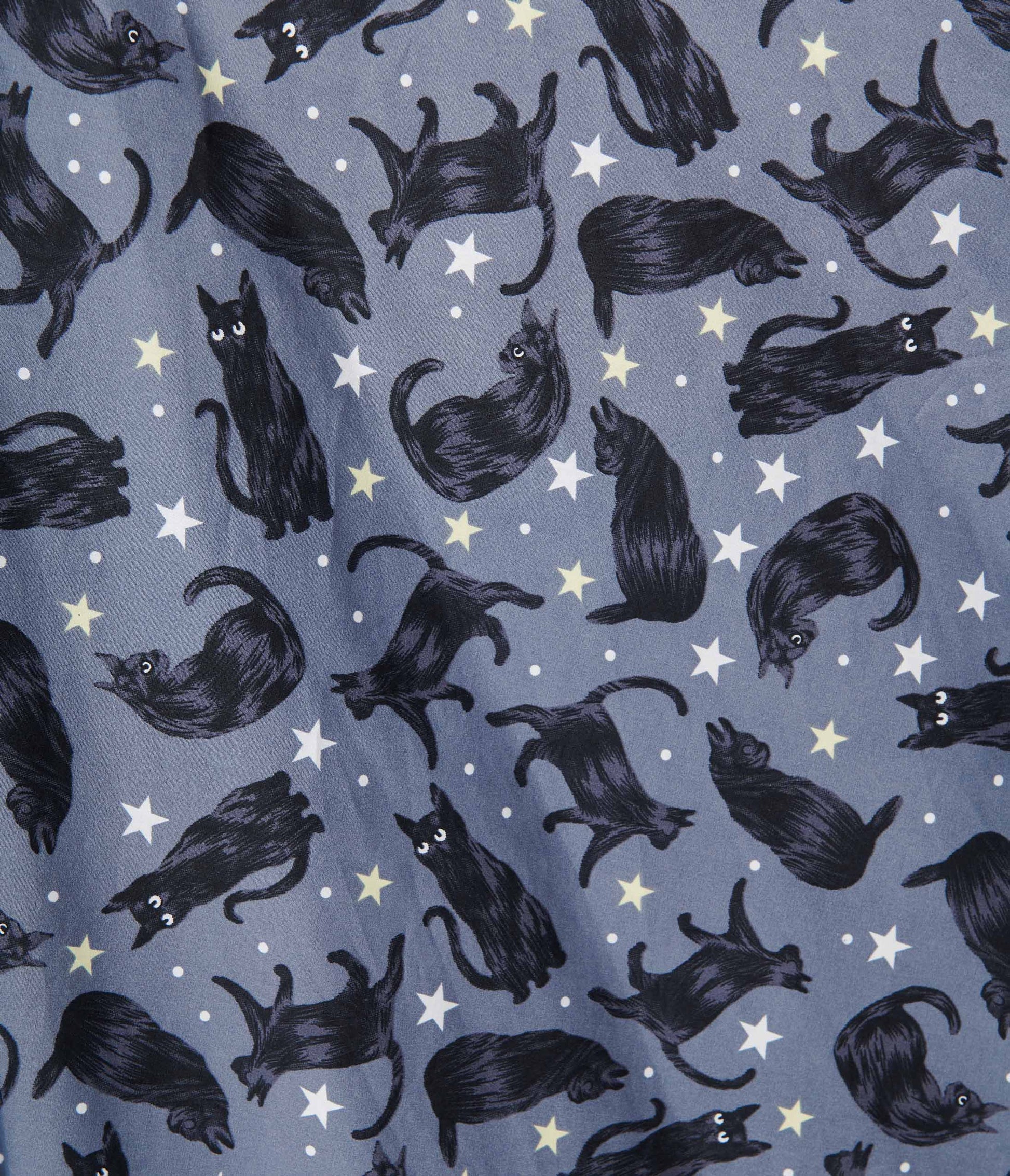 Magnolia Place Grey & Black Cat Tamara Top