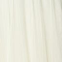 Plus Size Cream Tulle Midi Skirt