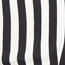 Collectif Plus Size Black & White Stripe Erika Bow Blouse