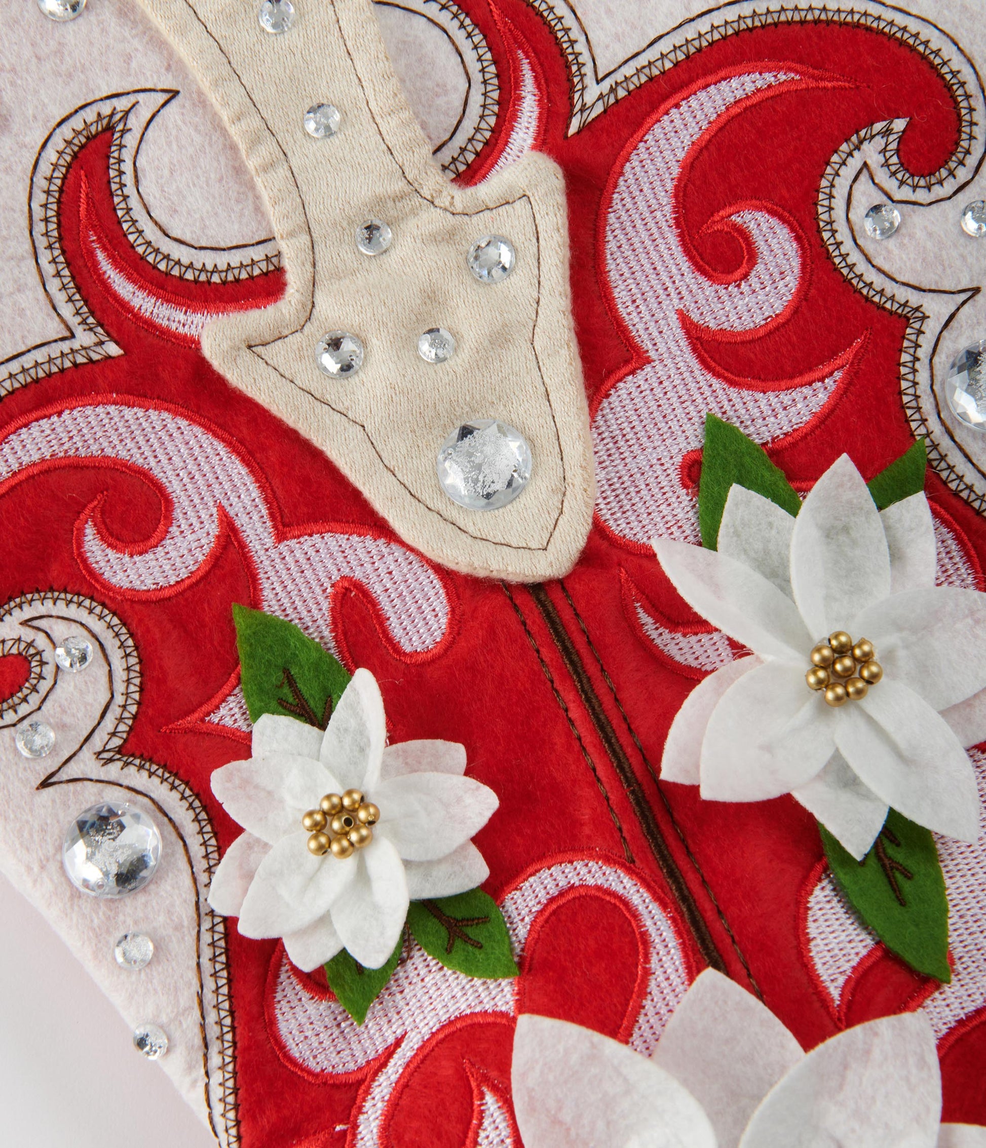 Red Cowgirl Boots Stocking