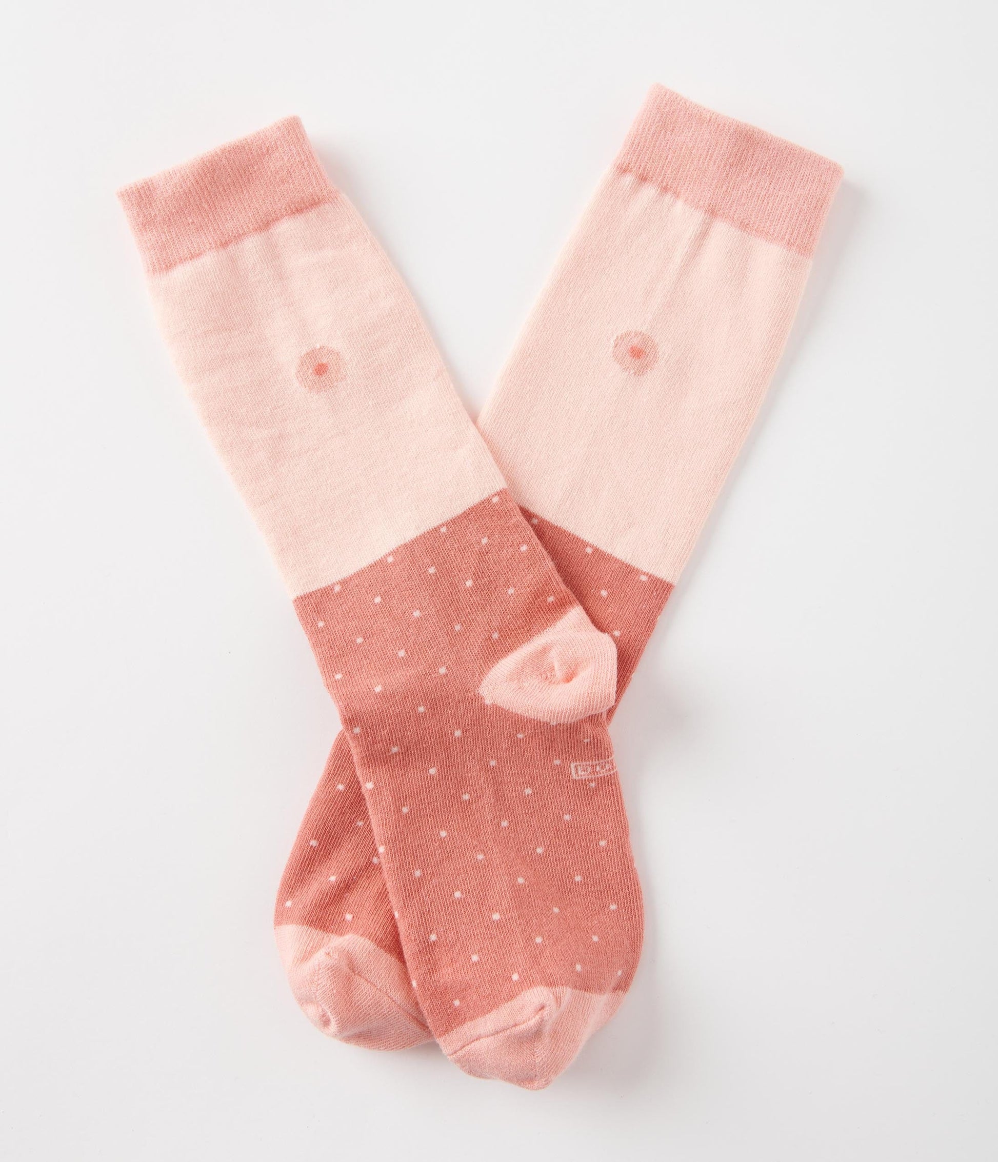 Pink Free the Nipple Socks