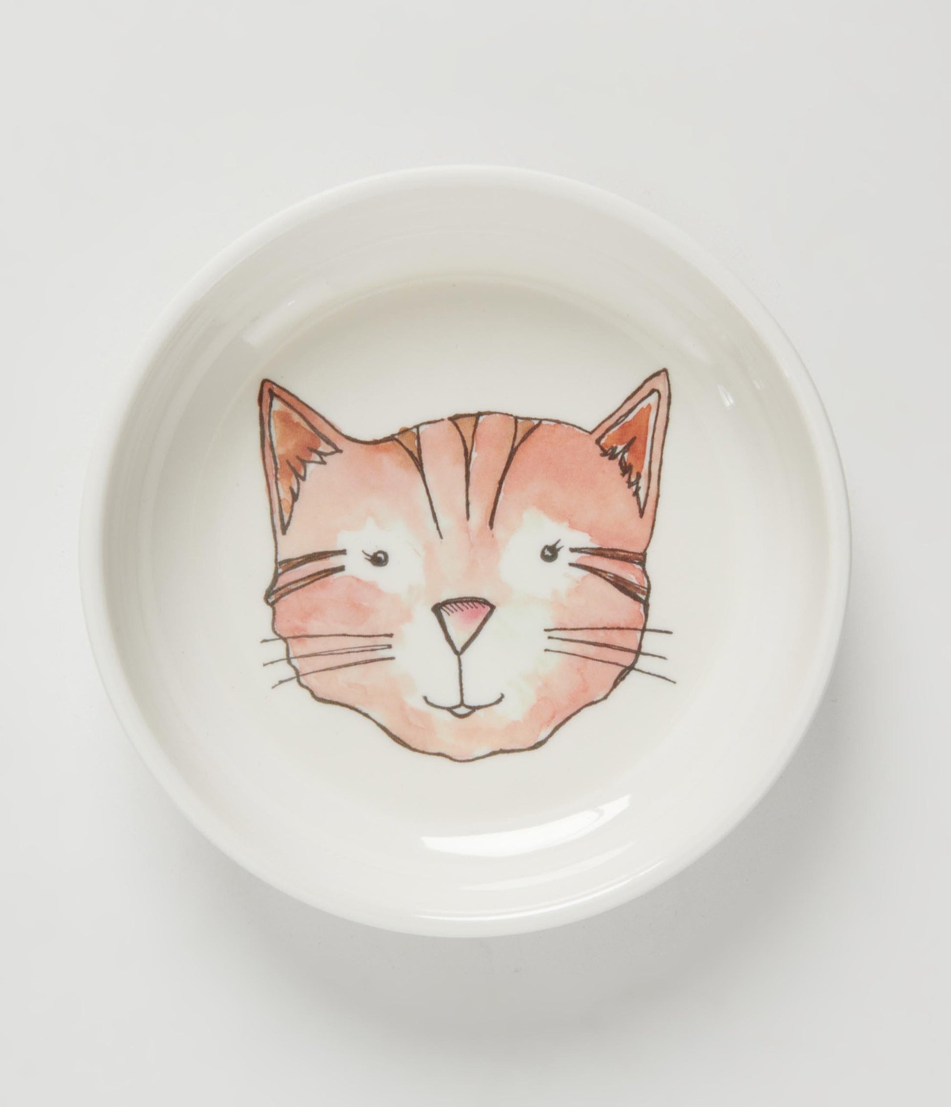 Watercolor Cat Pet Bowl Set