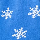 Plus Size Blue & Snowflake Open Cardigan